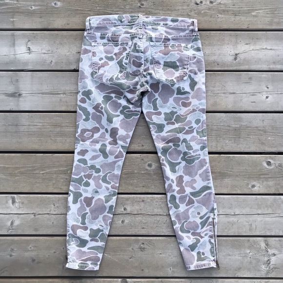 Current Elliott Multi Zip Stiletto Jean Grey Camo - Picture 5 of 10